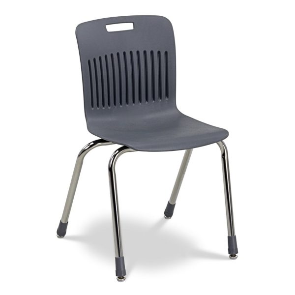black stackable chair for school or classroom